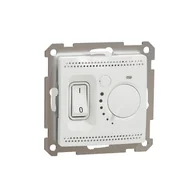 Inne akcesoria elektryczne - Schneider Regulator temperatury z wbudowanym czujnikiem SEDNA Design & Elements biały - miniaturka - grafika 1