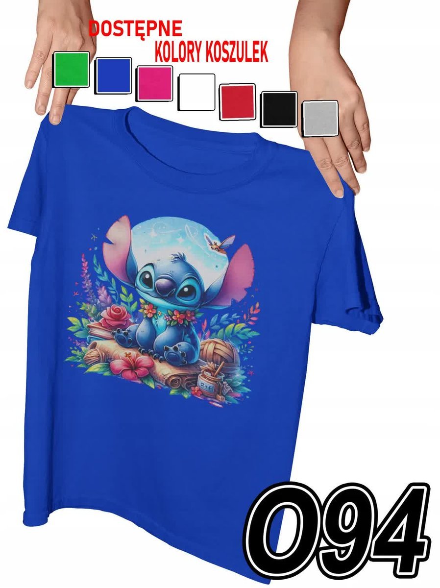 Koszulka Dziecięca Z Nadrukiem Lilo & Sticz Angel Różne Słodki - L 146-152