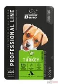 Mokra karma dla psów - SUPER BENO saszetka dla szczeniąt wszystkich ras z indykiem 100g - miniaturka - grafika 1