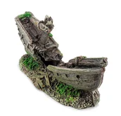 Dekoracje do akwarium - Ozdoba akwariowa Happet 409D okręt 10,5 cm - miniaturka - grafika 1