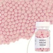 Dodatki do ciast w proszku - Posypka cukrowa GROSZKI RÓŻOWE Sweet Decor, 50 g - miniaturka - grafika 1
