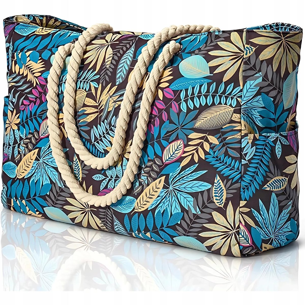 Oscaurt torba plażowa poliester niebieski