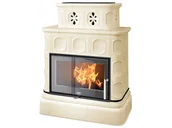 Piece wolnostojące - ABX Piec kaflowy Karelie Exclusive kaflowy cokół - Piaskowy - miniaturka - grafika 1