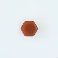 Klamki - Gałka meblowa Hexagon Szklana Brązowa - miniaturka - grafika 1