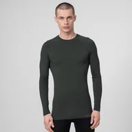 Koszulki sportowe męskie - Męski longsleeve termoaktywny BRUBECK Active Wool - grafitowy - miniaturka - grafika 1