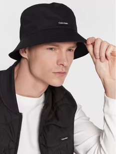 Calvin Klein Bucket K50K510486 Czarny - Czapki męskie - miniaturka - grafika 1
