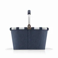 Torby i wózki na zakupy - Koszyk Carrybag, Herringbone Dark Blue, Reisenthel - miniaturka - grafika 1
