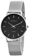 Zegarki damskie - Zegarek Rubicon RBN155 RNBD76 srebrny czarny - miniaturka - grafika 1