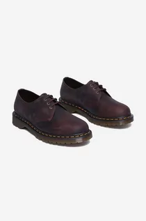 Półbuty męskie - Dr. Martens półbuty 1461 Waxed męskie kolor brązowy 30681294-BROWN - grafika 1