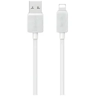 Kable USB - Kabel USB-A - Lightning USAMS KY Series US-SJ689 1 m Biały - miniaturka - grafika 1