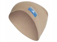 Czapki damskie - Czapka Zimowa Adidas Ess Beanie Ciepła Ii3522 Osfm Beżowa Na Zimę - miniaturka - grafika 1