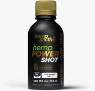 Przedtreningówki - Hemp Power Shot O Smaku Ananasowym / Hemp4Active - miniaturka - grafika 1