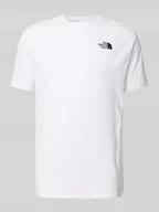 Koszulki i topy damskie - T-shirt o kroju oversized z wyhaftowanym logo - miniaturka - grafika 1