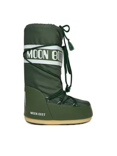 Moon Boot Śniegowce Mb Icon Nylon 80D1400440 D Szary - Buty dla dziewczynek - miniaturka - grafika 1