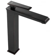 Baterie umywalkowe - Rea B9902 Romano Black Bateria umywalkowa wysoka - miniaturka - grafika 1