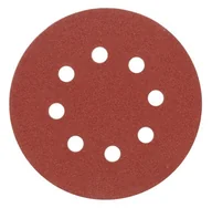 Materiały ścierne - Vorel Krążki ścierne na rzep z otworami P60 fi 125 mm (kpl) 08576 - miniaturka - grafika 1