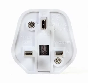 GEMBIRD ADAPTER AC - UK DO EU SCHUKO 13A - Złącza, przejściówki, adaptery - miniaturka - grafika 2