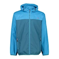 Kurtki męskie - CMP - Męska kurtka przeciwdeszczowa z kapturem, głębokie morze, 48 - miniaturka - grafika 1