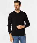 Koszulki męskie - Longsleeve męski WAFFLE 1028 CAVIAR-XXL - miniaturka - grafika 1