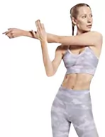 Biustonosze - Reebok Damski biustonosz sportowy, fioletowy zamglony, XS - miniaturka - grafika 1
