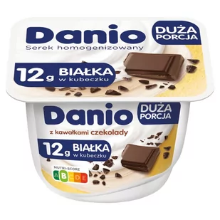 Danio Serek homogenizowany z kawałkami czekolady 200 g - Desery mleczne - miniaturka - grafika 1