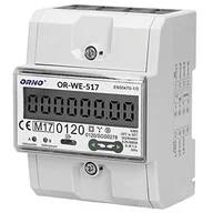 Inne akcesoria elektryczne - Orno 1-fazowy licznik energii elektrycznej 80A,wielotaryfowy, RS485MID OR-WE-517 - miniaturka - grafika 1