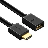 Kable - Kabel HDMI męski do HDMI żeński UGREEN, 3m (czarny) - miniaturka - grafika 1