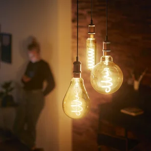Philips E27 LED globe G95 3,1W 1 800 K złota - Żarówki LED - miniaturka - grafika 1