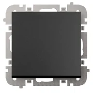 Wyłączniki światła i elektryczne - Elektro-Plast Łącznik schodowy Santra czarny - miniaturka - grafika 1