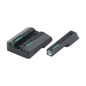 Amunicja i osprzęt ASG - TruGlo - Trytowo - światłowodowe przyrządy celownicze TFX - CZ P10 - Niskie - Biała obwódka - TG13CZ2A - miniaturka - grafika 1