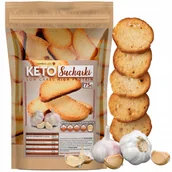 Pieczywo chrupkie - Keto chleb Sucharki mini o smaku czosnkowym - miniaturka - grafika 1
