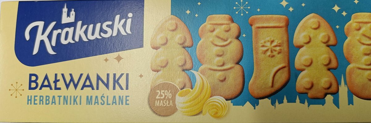 KRAKUSKI CIASTKA BAŁWANKI MAŚLANE 125G