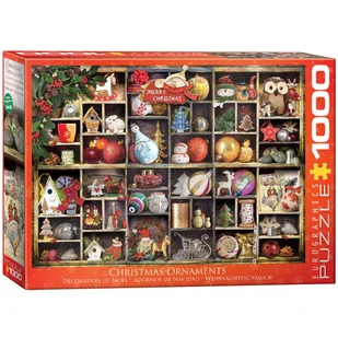 Eurographics Puzzle 1000 elementów Świąteczne ozdoby - Puzzle - miniaturka - grafika 1
