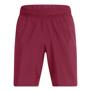 Męskie Spodenki UNDER ARMOUR UA WOVEN WDMK SHORTS 1383356-625 – Bordowy - Spodenki męskie - miniaturka - grafika 1