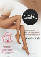 Rajstopy - RAJSTOPY GATTA COMFORT STYLE 20 XL (kolor grafit, rozmiar 5) - miniaturka - grafika 1