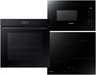 Zestaw AGD do zabudowy Samsung Piekarnik NV7B4240VAK + Płyta indukcyjna NZ64T3707A1 + Kuchenka mikrofalowa MG22T8254AB - Zestawy AGD - miniaturka - grafika 1