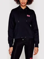Bluzy damskie - Bluza damska z kapturem krótka Fila FAW0144-80009 M Czarna (4064556232403) - miniaturka - grafika 1