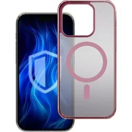 Etui i futerały do telefonów - Etui 3MK Frosty Guardx MagCase do Apple iPhone 16 Pro Max Różowy - miniaturka - grafika 1