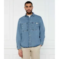 Koszule męskie - Calvin Klein Jeans Jeansowa koszula Relaxed fit - miniaturka - grafika 1