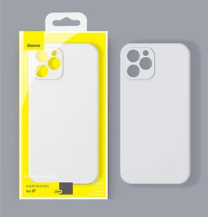 Baseus Liquid Silica Gel Case Elastyczne żelowe etui iPhone 12 Pro Czarny (WIAPIPH61P-YT01) WIAPIPH61P-YT01 - Etui i futerały do telefonów - miniaturka - grafika 28