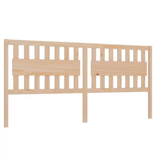 Lumarko Wezgłowie łóżka, 205,5x4x100 cm, lite drewno sosnowe - Inne meble do sypialni - miniaturka - grafika 3