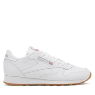 Sneakersy męskie - Sneakersy Reebok Classic Leather 100008491 Biały - miniaturka - grafika 1