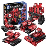 Roboty dla dzieci - ZESTAW KLOCKÓW TECHNIK ROBOT EDUKACYJNY ZDALNIE STEROWANY 5w1 PROGRAMOWANY - miniaturka - grafika 1