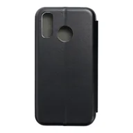 Etui i futerały do telefonów - Forcell Kabura Book Elegance do Samsung A40 czarny - miniaturka - grafika 1