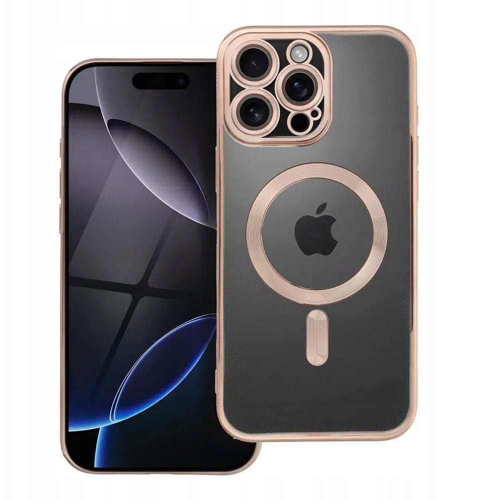 Futerał ELECTRO MAG COVER kompatybilny z MagSafe do IPHONE 16 Pro Max brązowy
