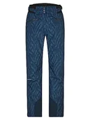 Spodnie damskie - Ziener TILLA damskie spodnie narciarskie/spodnie śniegowe | oddychające, wodoodporne, Primaloft, Leaves Navy Print, 38 - miniaturka - grafika 1