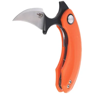 Nóż składany Bestech Strelit Orange G10, Satin/Black Stonewash 14C28N by Ostap Hel (BG52C-2) - Noże - miniaturka - grafika 2