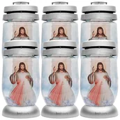 Lampiony i znicze - Znicze Bolsius 3S 11 Jezus Wkłady 36H 1,5 Dnia 6 Sztuk - miniaturka - grafika 1