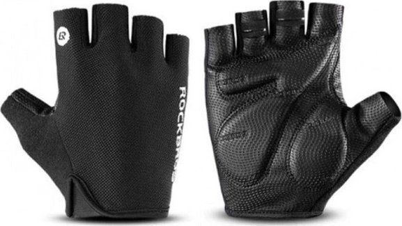 RockBros Rękawiczki rowerowe Rockbros S106BK rozmiar L - czarne