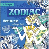 Poradniki hobbystyczne - Kolorowanka antystresowa 200x200 12 Zodiac Nowa - miniaturka - grafika 1